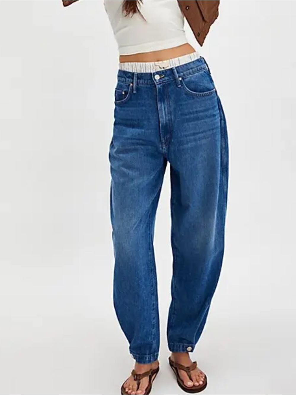 NWT MOTHER Superior The Chute Flood Jeans!